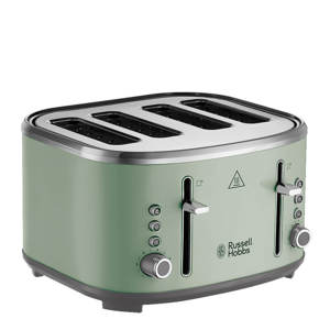 Russell Hobbs Stylevia Sage Green 4 Slice Toaster